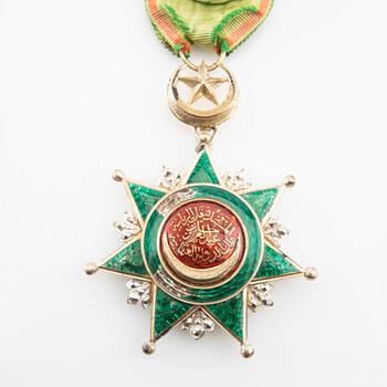 Medal, Order of Osmanieh 4th class, Ottoman Empire 1867-1922.