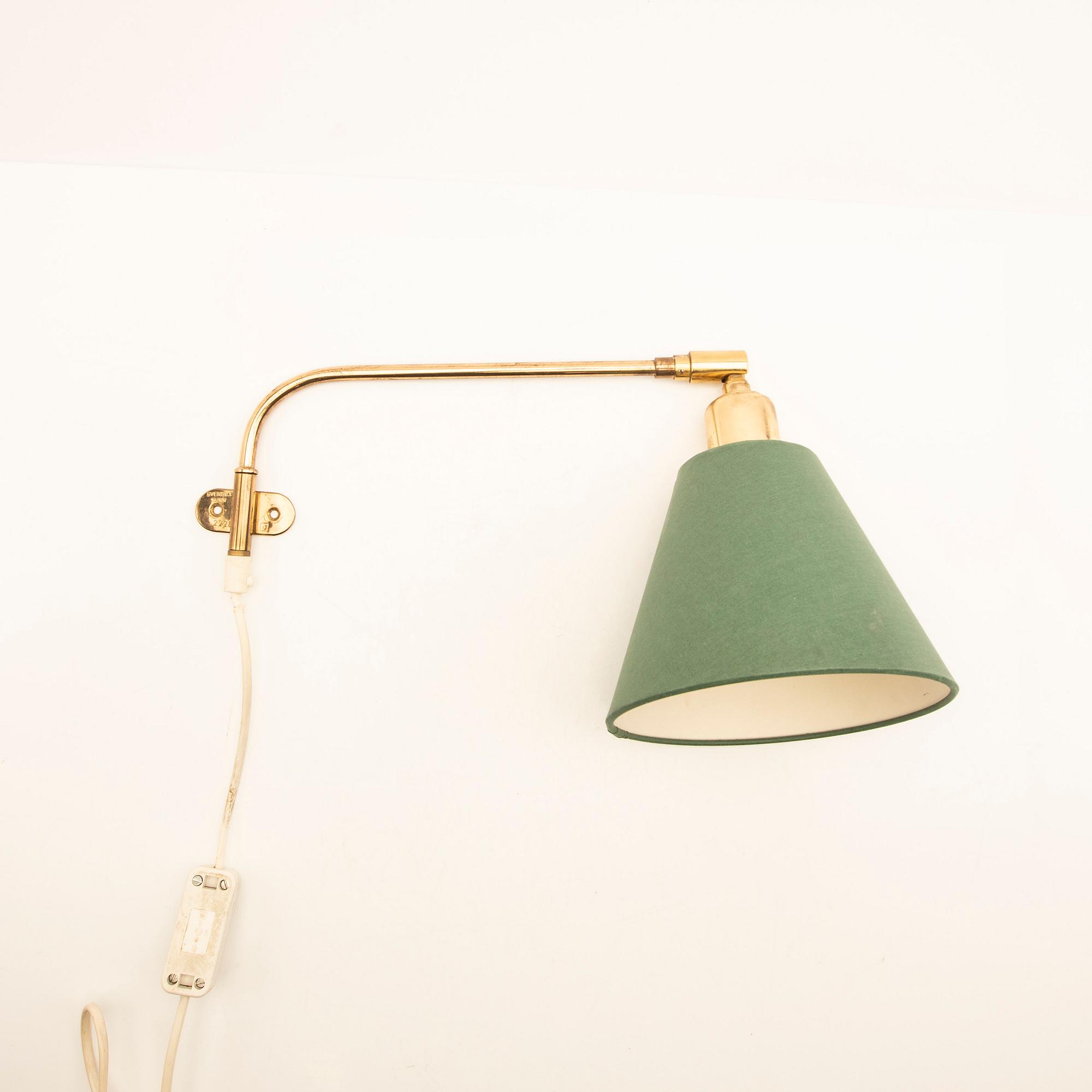 Josef Frank, Wall lamp model no. G2228 for the company Svenskt Tenn, late 20th century.