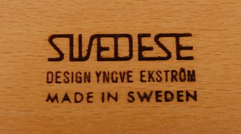 KARMSTOLAR, 1 par, Yngve Ekström för Swedese.