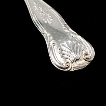 24 silver spoons from Sweden, 19th and 20th century, weight 1210 g.