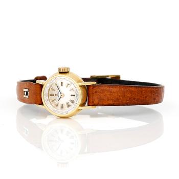 ARMBANDSUR, minst 18K guld, Omega, 1900-talets andra hälft.