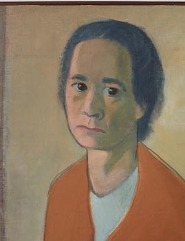 Vera Frisén, oil on relined canvas, signed.