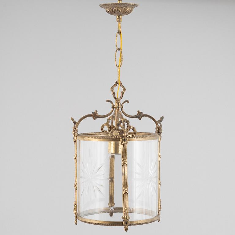 A ceiling lamp, mid-20th Century.