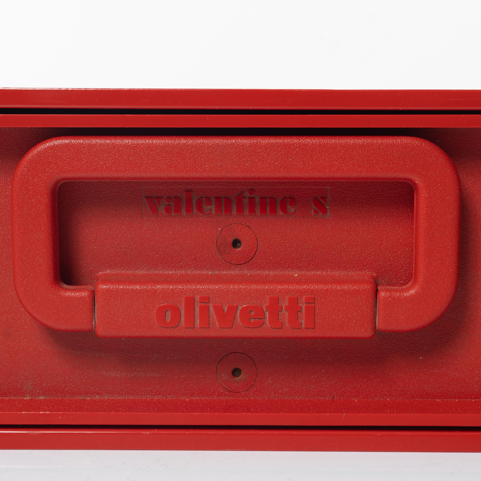 Ettore Sottsass, Skrivmaskin, "Valentine", Olivetti, Italien, 1900-talets andra hälft.