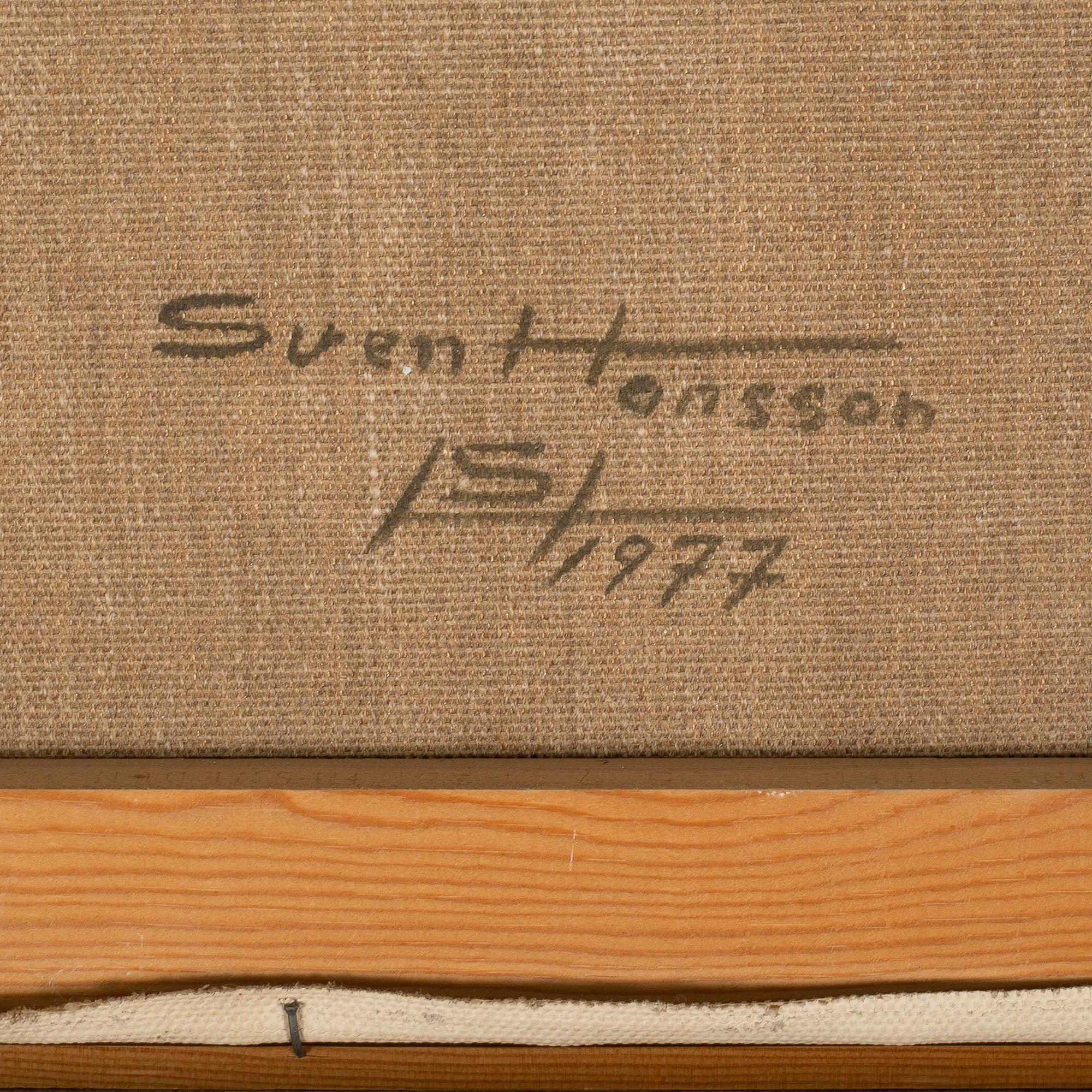 SVEN AXEL HANSSON, oil on canvas´, signed and dated -77.