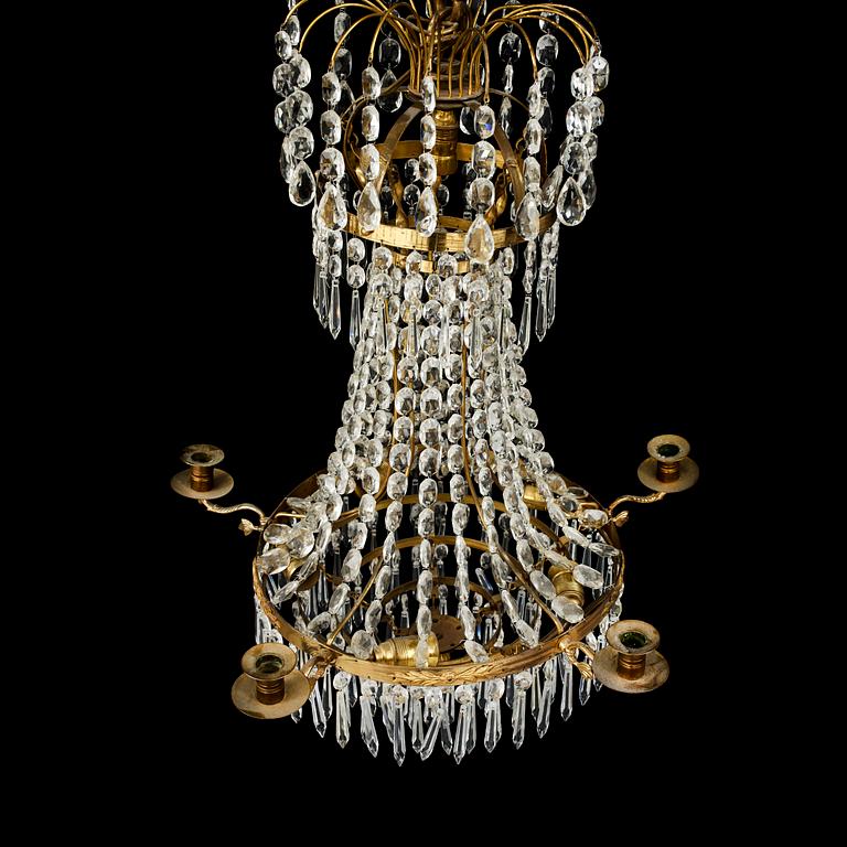 LJUSKRONA, empirestil, 1900-talets första hälft. H 75.