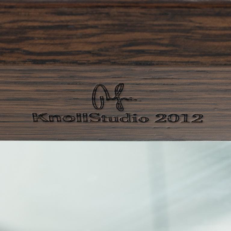 Marc Krusin, a Fumed Oak 'Krusin Coffee Table', Knoll Studio, 2012.
