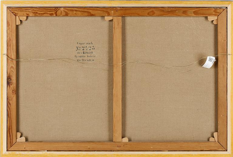 FRIEDRICH AUGUST VON KAULBACH, kopia efter, olja på duk, ej signerad.