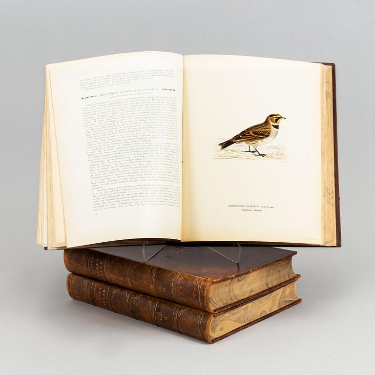 The von Wright brothers, three volumes "Svenska Fåglar", Börtzells tryckeri AB, Stockholm, 1927-1929.