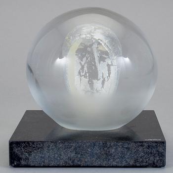 SKULPTUR, glas. Bertil Vallien, Kosta Boda, omkring 2000.