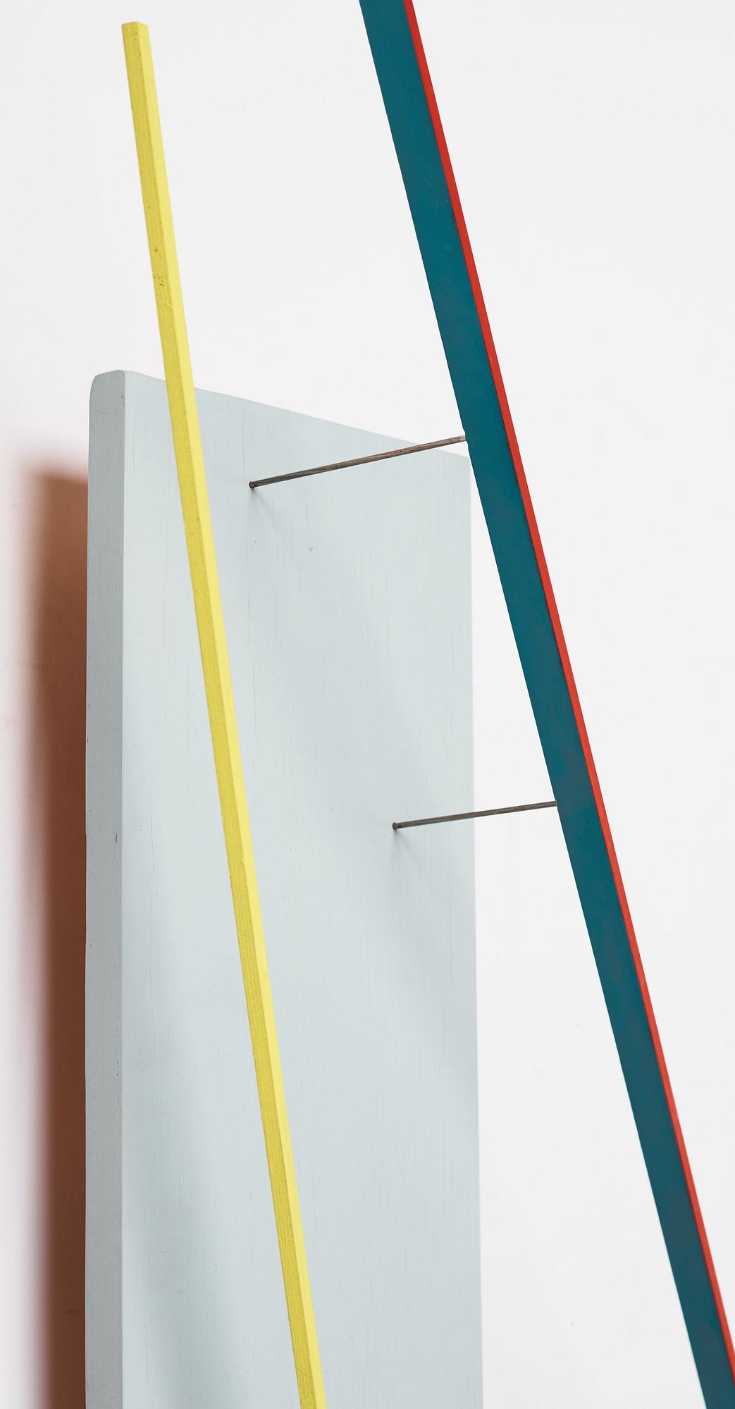 Axel Knipschild, blandteknik/väggobjekt. Signerad och daterad 1976 a tergo.