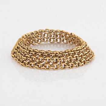 Armband, 18K guld, Italiensk stämpel.