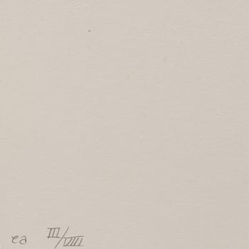 C GÖRAN KARLSSON, mapp med 4 st serigrafier, signerad och numrerad III/VIII, EA-upplaga, 1982.