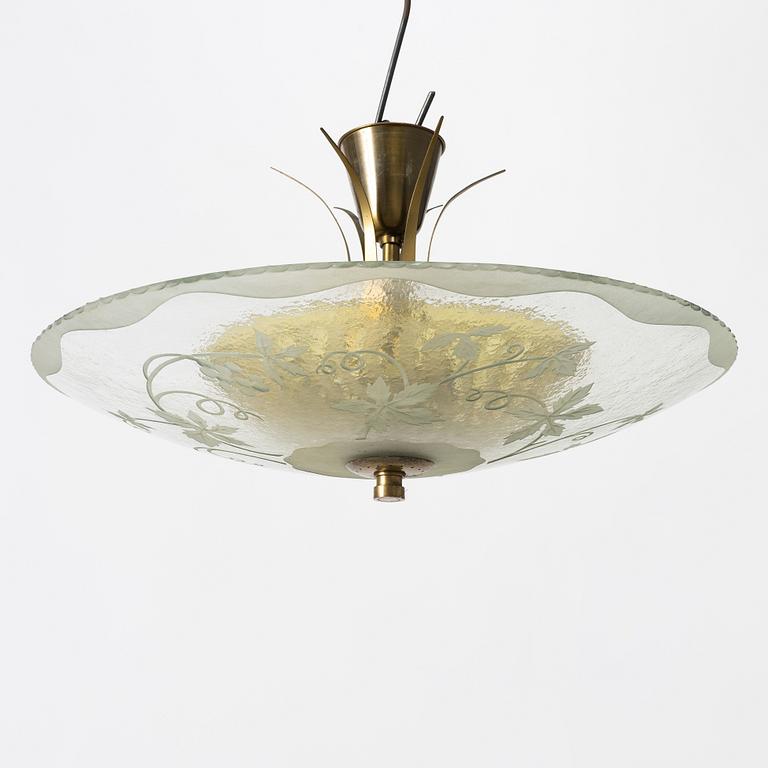 Ceiling lamp, first half of the 20th century.