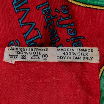 Hermès, scarf, "L'Instruction du Roy en l'exercice de Monter à Cheval".
