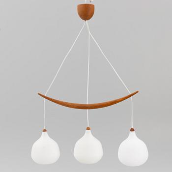 Uno & Östen Kristiansson, ceiling lamp, model no. 512 'Bananen', Luxus, 1950s/60s.