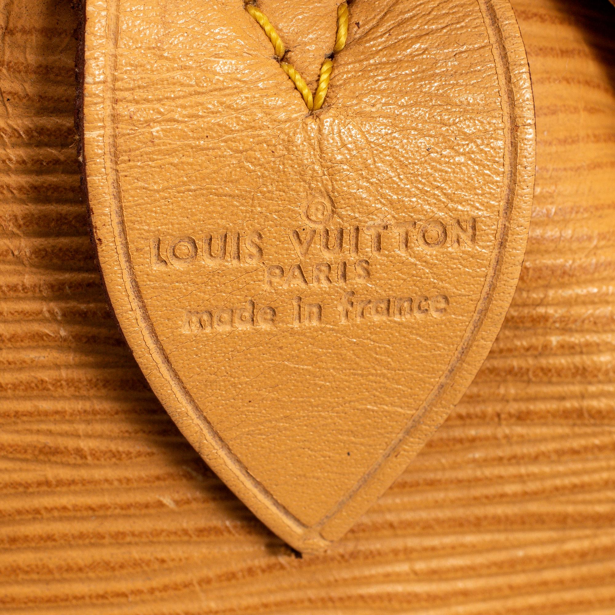 LOUIS VUITTON, weekendbag, 'Epi keepall 50'.