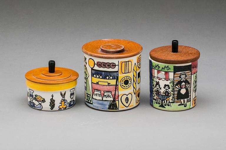 ANITA NYLUND, bland annat "Familjen Pepparsson" samt "Vår lilla stad", Jie, Gantofta, 1950-60-tal.