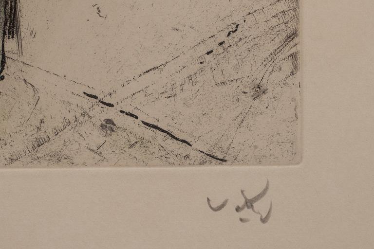 ROBERTO MATTA, färgetsning, signerad o numrerad 36/100.