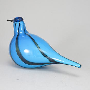 OIVA TOIKKA, glasfågel, Bulrush Curlew (Taivaanvuohi) 2004–2008, signerad O. Toikka Nuutajärvi.