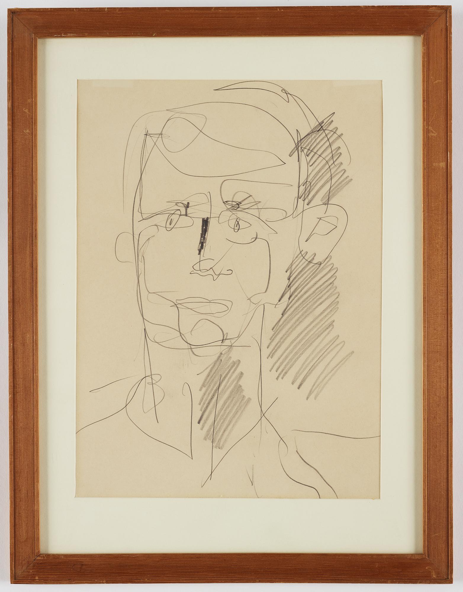 SIRI DERKERT, blyertsteckning.