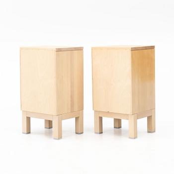 Marit Stigsdotter, bedside tables, a pair, “Serena”, Stolab, 2000s.