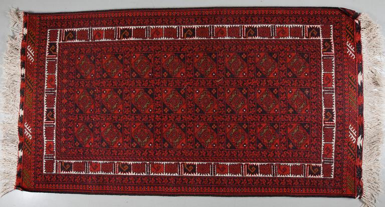 MATTOR, 2 st, Afghan, 1900-talets slut, 188x100 cm och 120x74 cm.