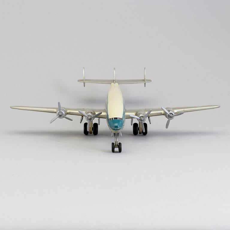 a metal model airplane "DE VLIEGENDE HOLLANDER", 1960s / 70-tal.