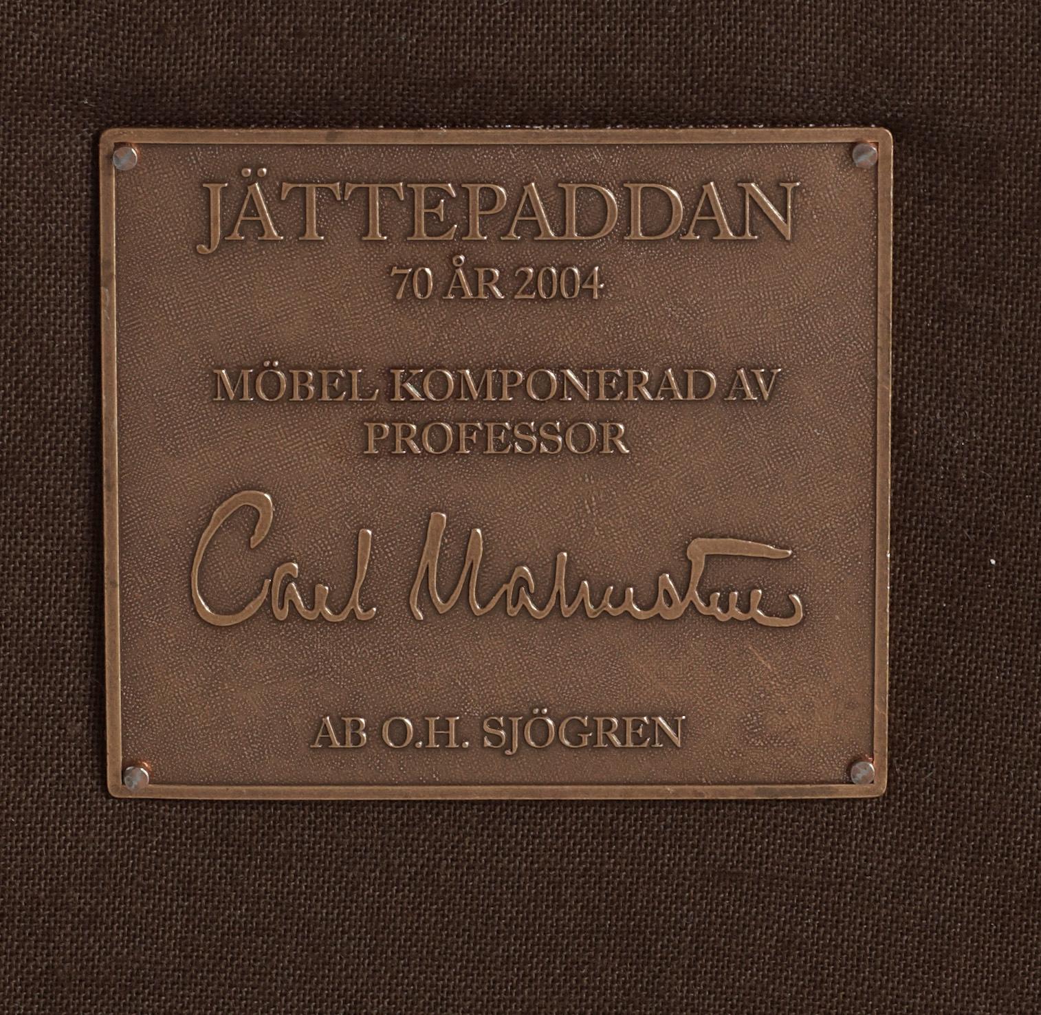 FÅTÖLJ, "Jättepaddan", Carl Malmsten, OH Sjögren 2004.