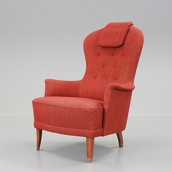 FÅTÖLJ, "Farmor", Carl Malmsten, 1900-talets andra hälft.