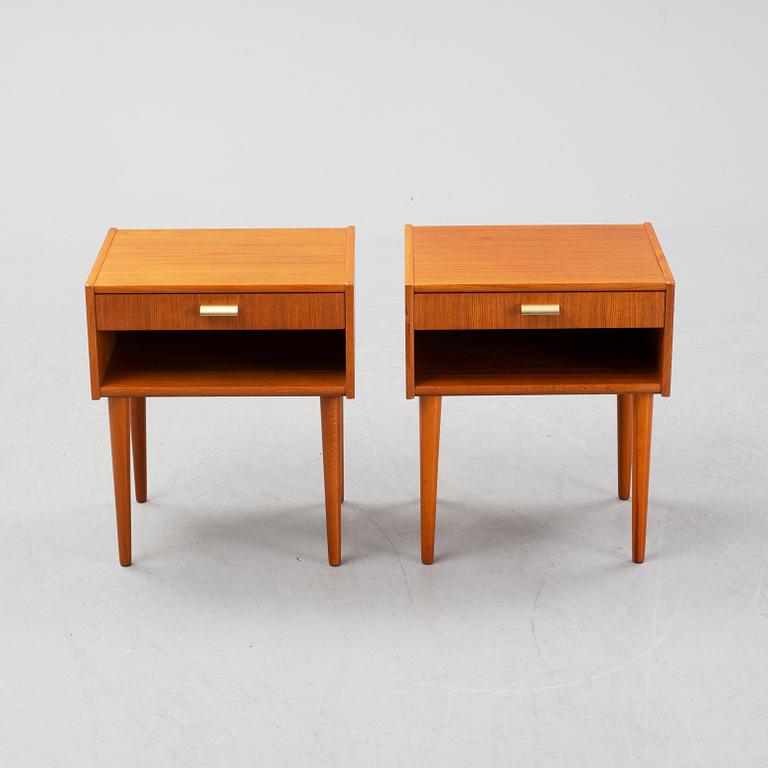 A pair of bedside tables from the second half of the 20th century.