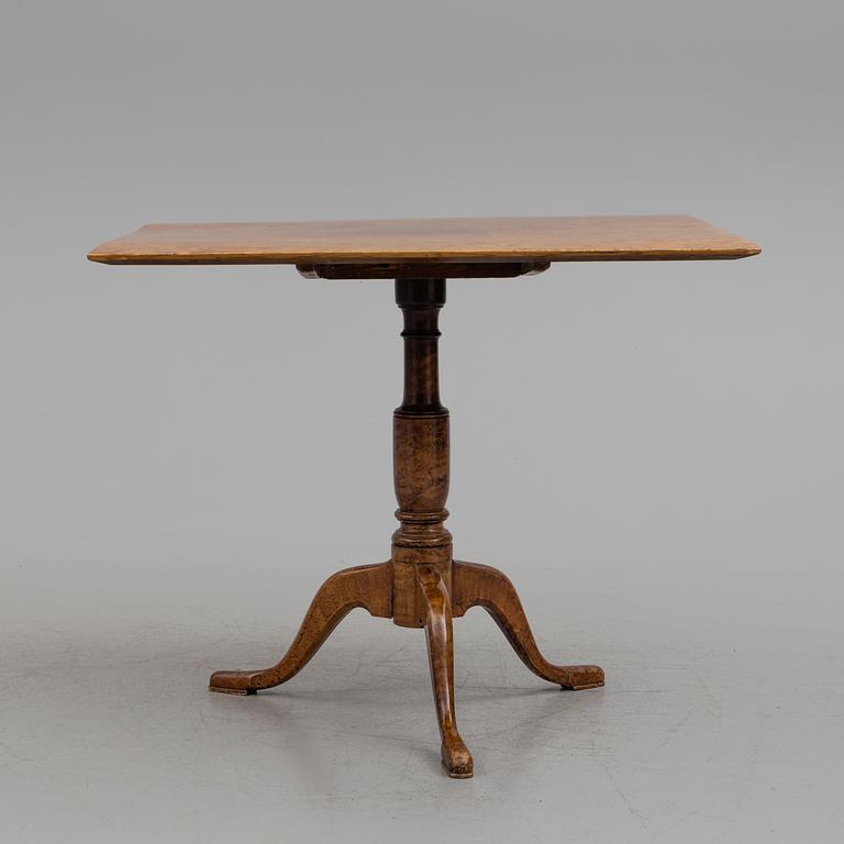 A Swedish tilt-top table circa 1800.