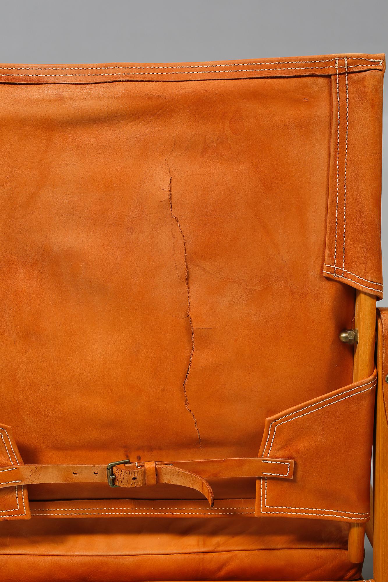 FÅTÖLJER, ett par, "Safari", Kaare Klint, Danmark, 1900-talets andra hälft.