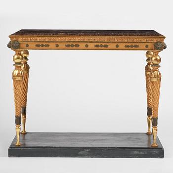 A late Gustavian console table early 19 th century.