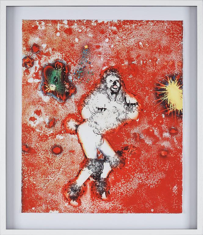 KJARTAN SLETTEMARK, färglitografi.