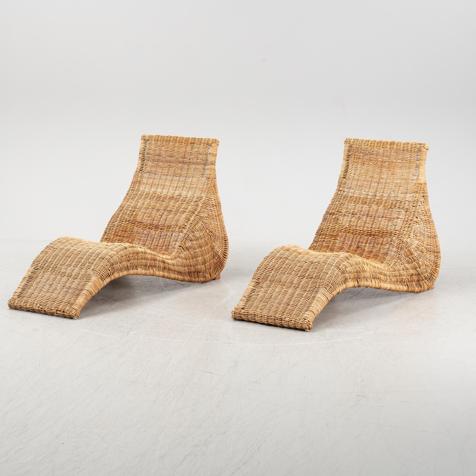 Ikea rattan lounge chair clearance