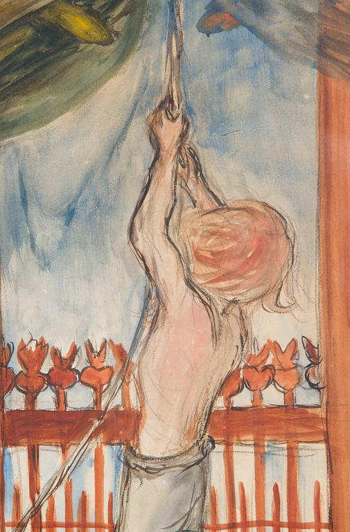 Hugo Simberg, Klockringaren.