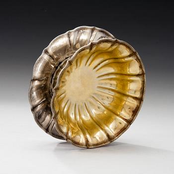 SÅSSKÅL, Silver, Sverige. Gjord av Gustaf Möllenborg i Stockholm 1847.