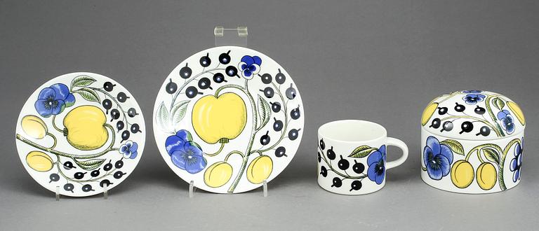 KAFFESERVIS, porslin, 13 delar, "Paratiisi", Birger Kaipiainen, Arabia.