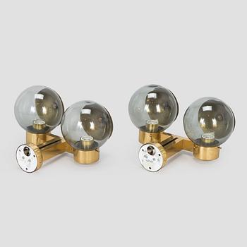 Lisa Johansson-Pape, a pair of mid-20th century model '19053' wall lights, for Orno.