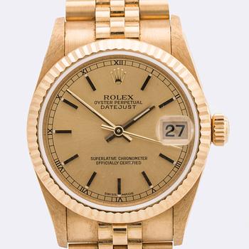ROLEX, Oyster Perpetual, Datejust, Chronometer, wristwatch, 31 mm.