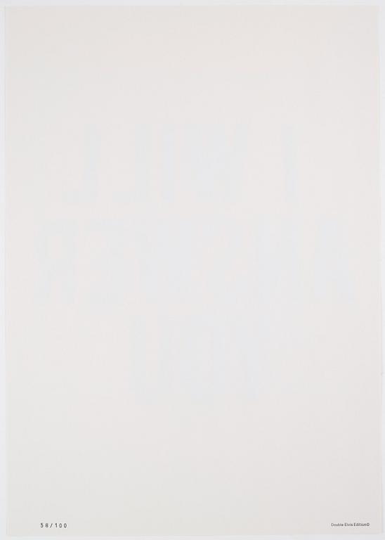 Double Elvis Edition Portfolio, 2010.