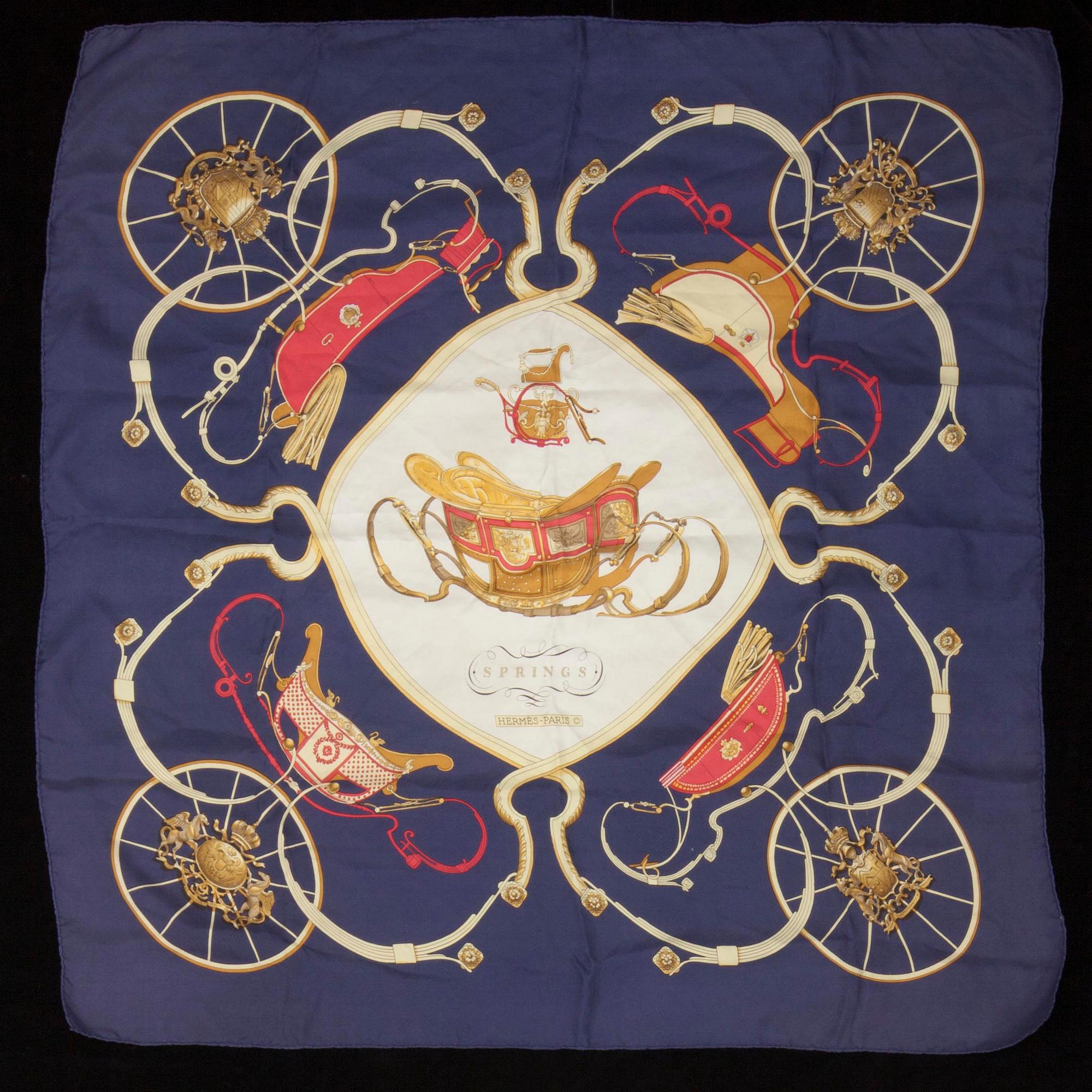 SCARF, "Springs", design Philippe Ledoux, Hermès, Paris.