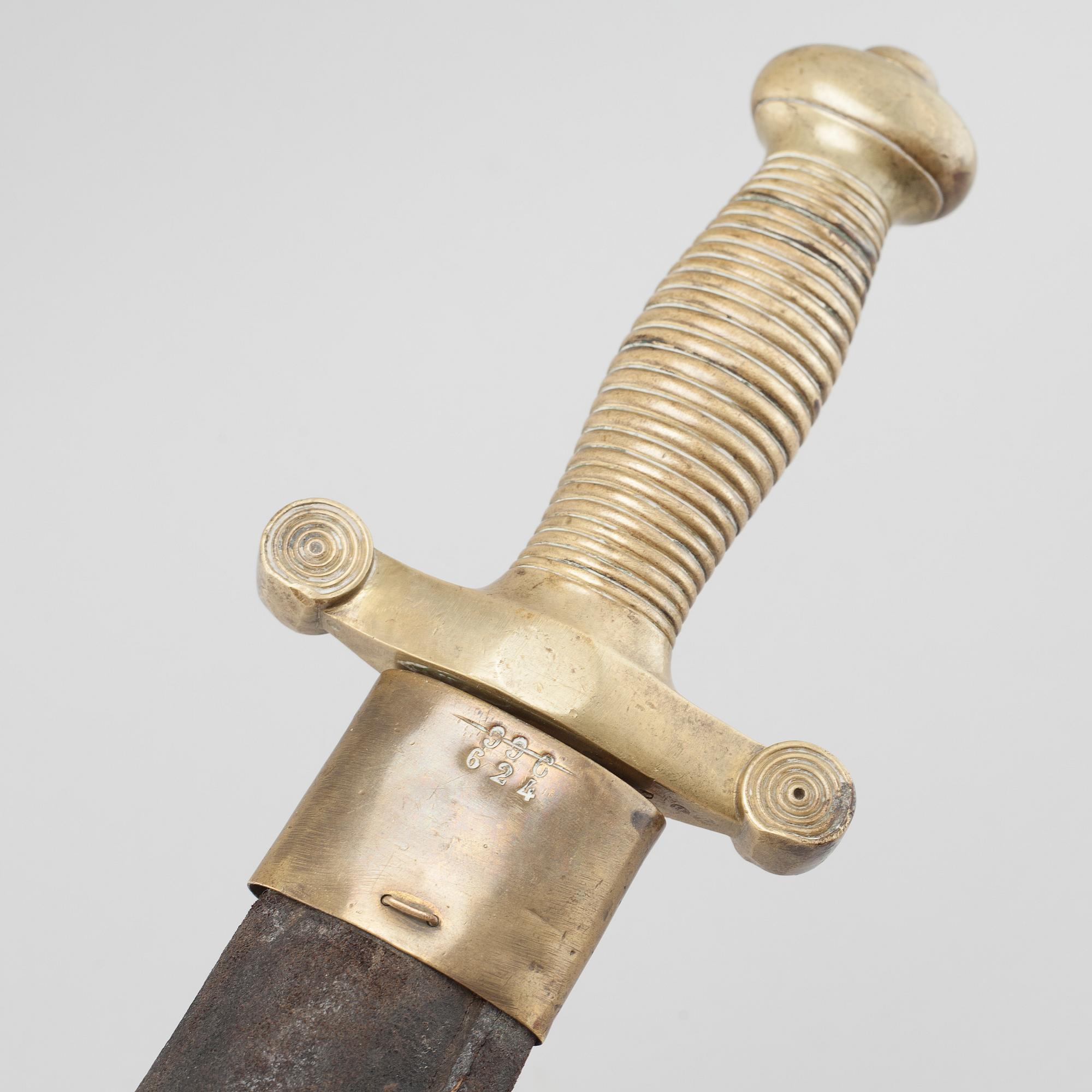 A cutlass for the french army, first half of the 20th century.