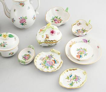 29 Herend porcelain items from the second half of the 20th century.