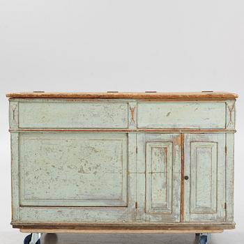 A painted pine sideboard, circa 1900.