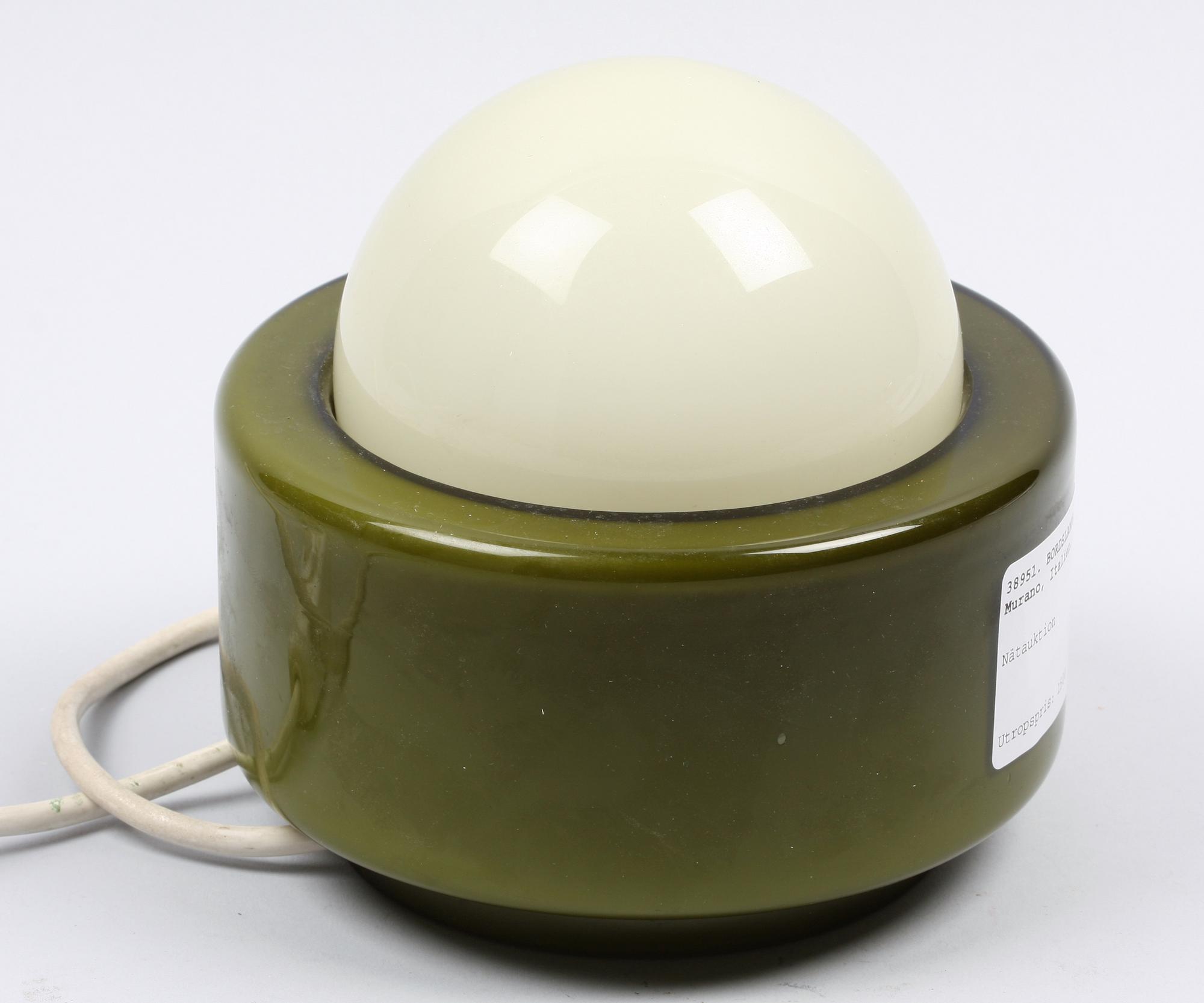 BORDSLAMPA, glas. Vistosi, Murano, Italien.