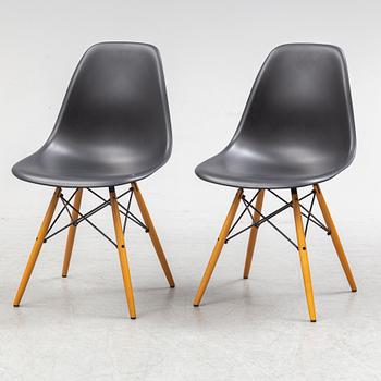 CHARLES & RAY EAMES, stolar, 6 st, "Plastic chair", Vitra.