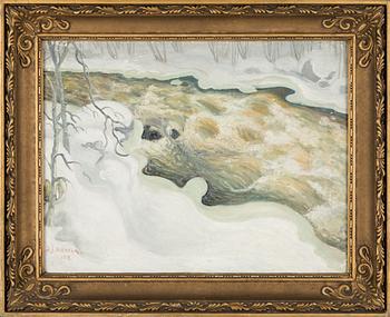 David Johannes Niemelä, oil on canvas, signed and dated 1917.