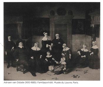 Carl Fredrik Hill, 'Familjen - variation I' (The Family - variation I).